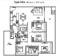Luxe Ville (D5), Apartment #611118651